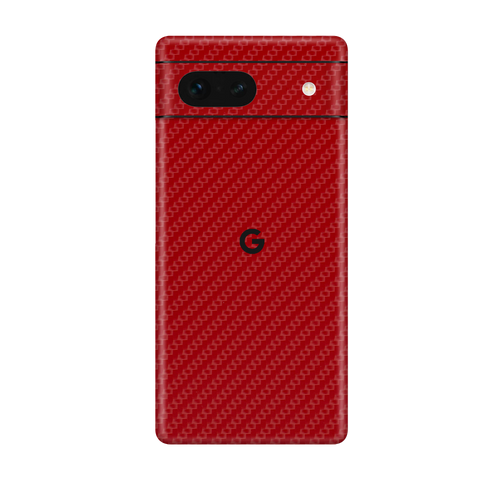 Carbon Fiber Red Skin for Google Pixel 7A