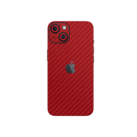 Carbon Fiber Red Skin for Iphone 15