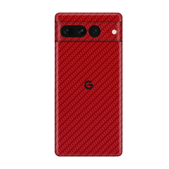 Carbon Fiber Red Skin for Google Pixel 7 Pro