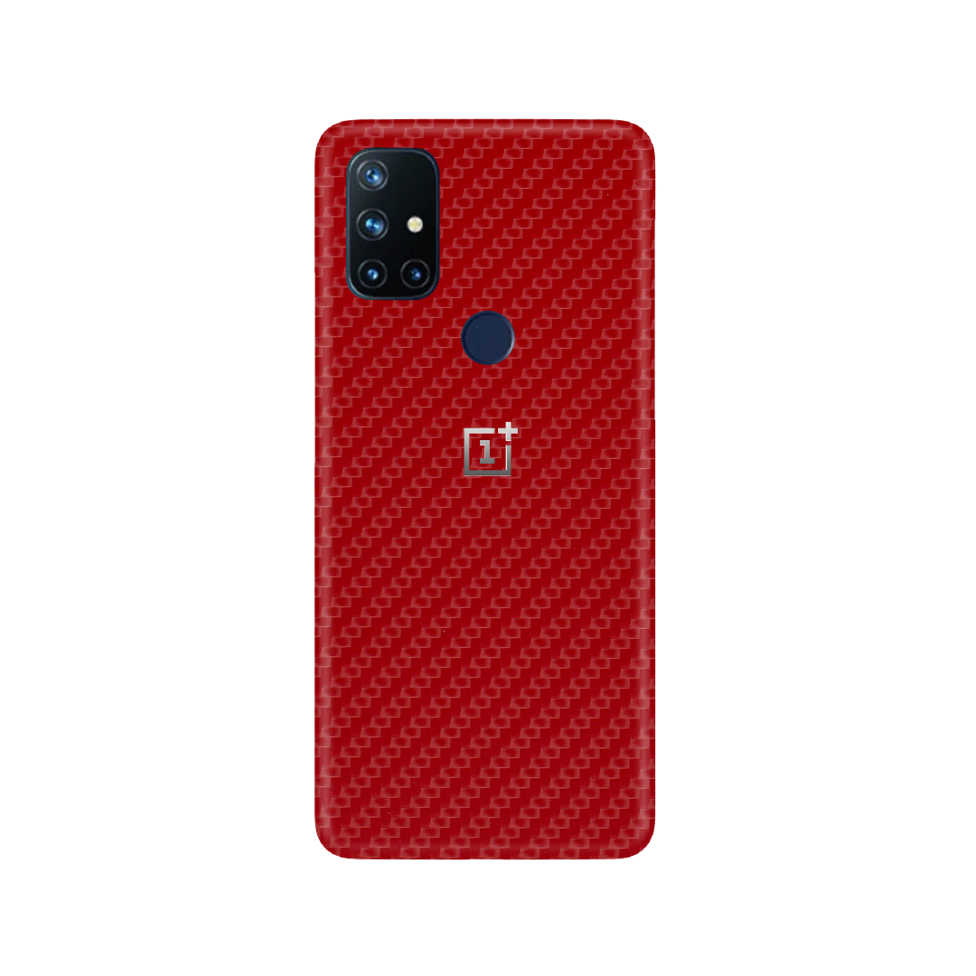 Carbon Fiber Red Skin for OnePlus Nord N10 5G