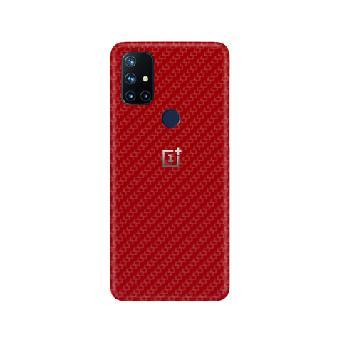 Carbon Fiber Red Skin for OnePlus Nord N10 5G