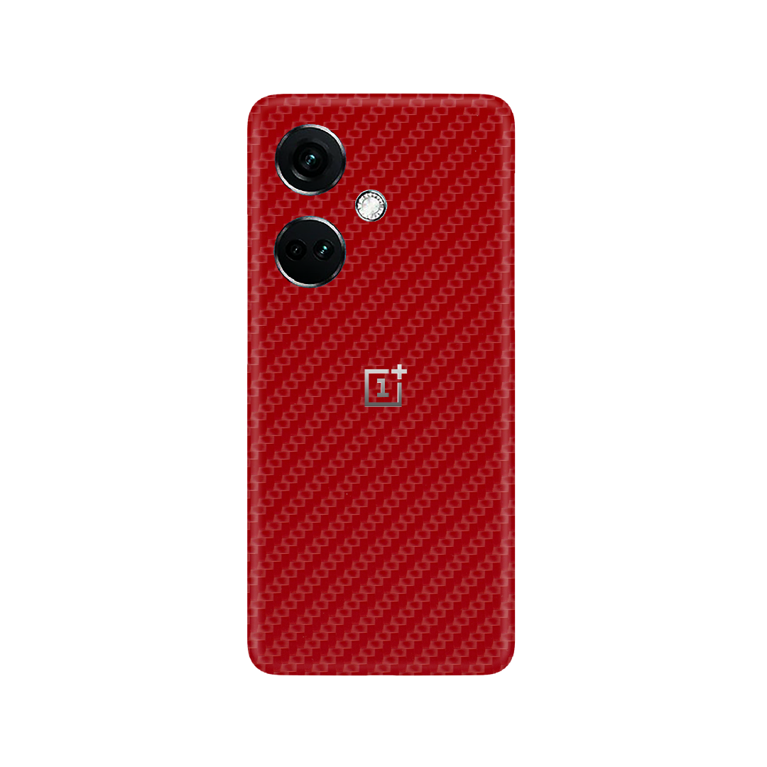 Carbon Fiber Red Skin for OnePlus Nord CE 3 5G