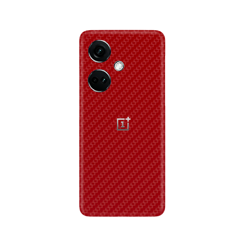 Carbon Fiber Red Skin for OnePlus Nord CE 3 5G