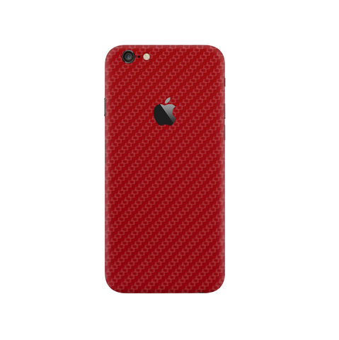 Carbon Fiber Red Skin for iPhone 6/6s Plus