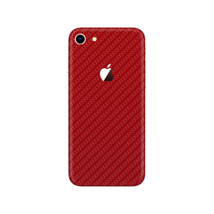 Carbon Fiber Red Skin for iPhone 8
