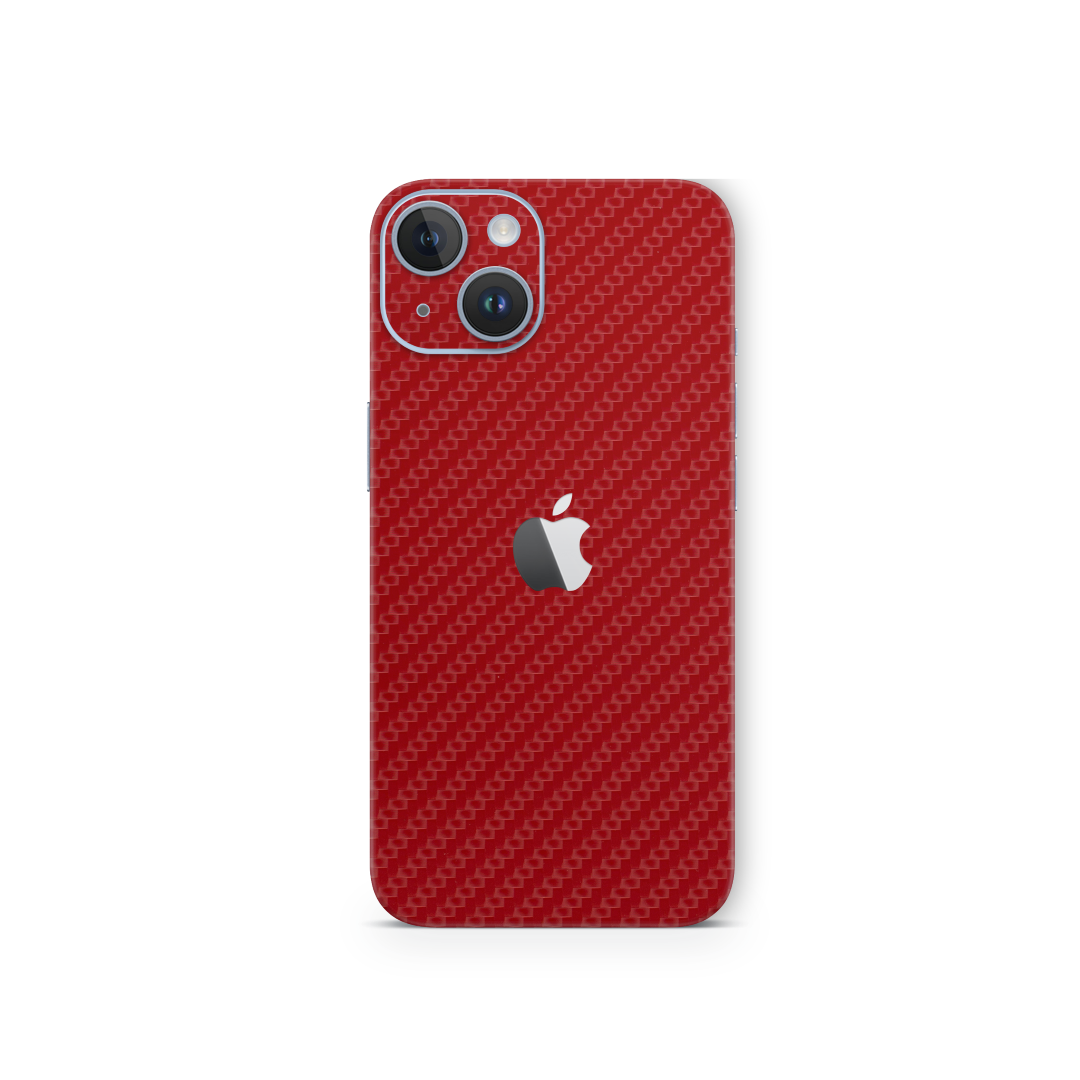 Carbon Fiber Red Skin for IPhone 14