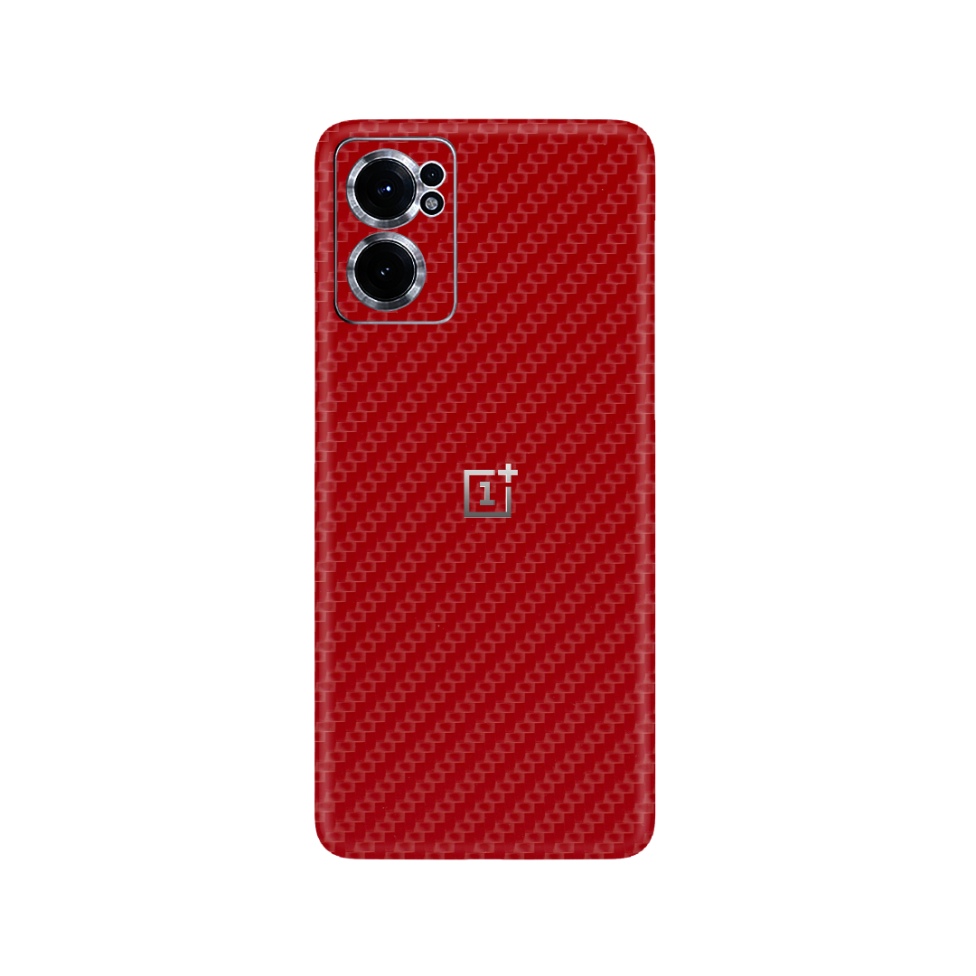 Carbon Fiber Red Skin for OnePlus Nord CE 2 5G