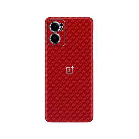 Carbon Fiber Red Skin for OnePlus Nord CE 2 5G