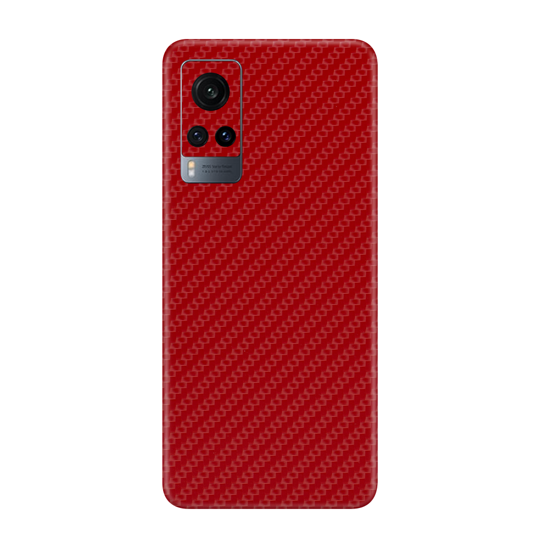 Carbon Fiber Red Skin for Vivo X60