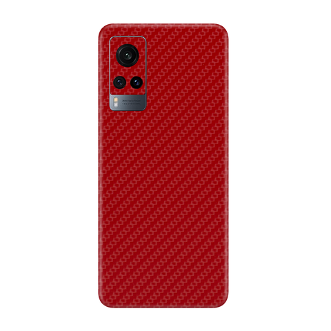 Carbon Fiber Red Skin for Vivo X60