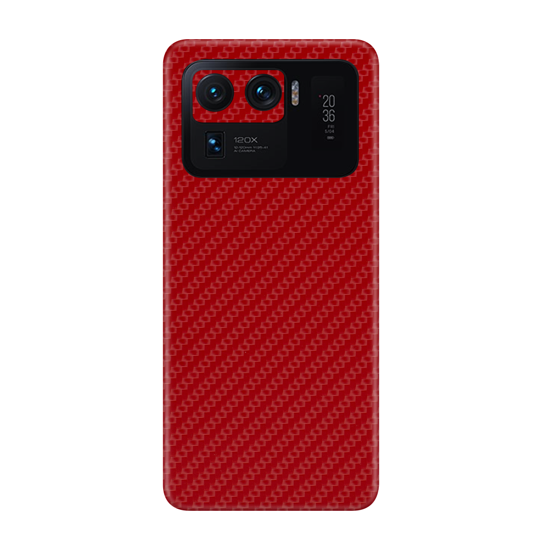 Carbon Fiber Red Skin for MI Note 10 Lite