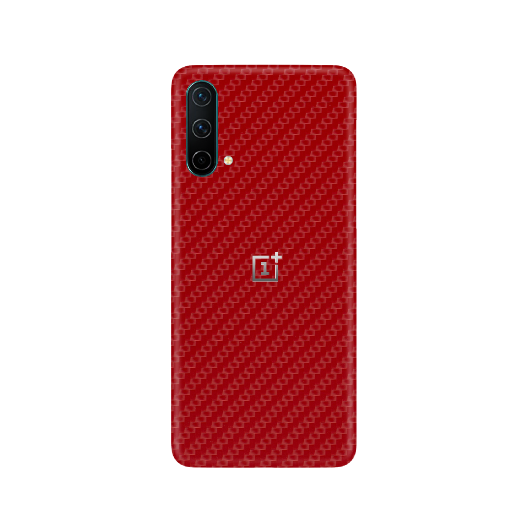 Carbon Fiber Red Skin for OnePlus Nord CE 5G