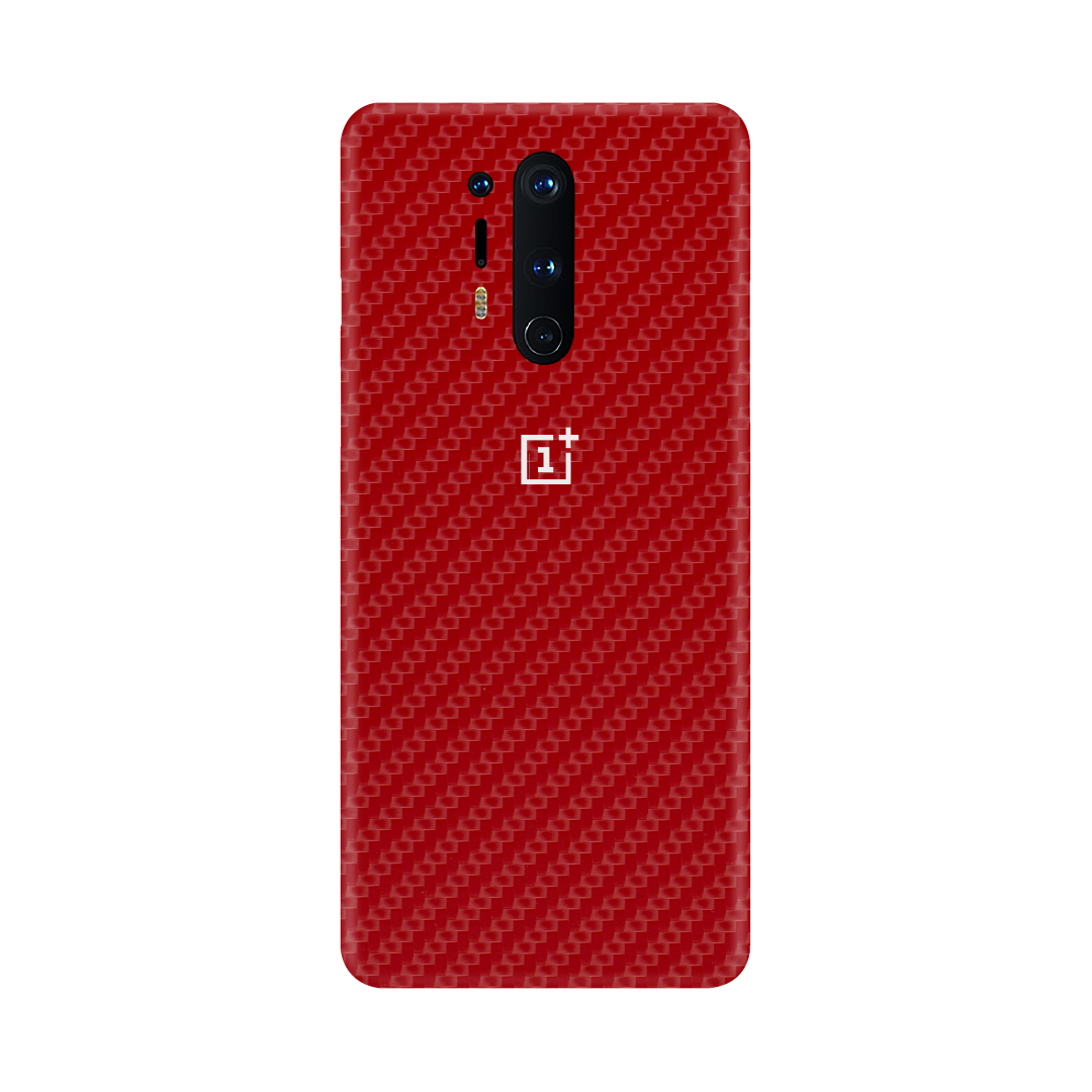 Carbon Fiber Red Skin for OnePlus 8 Pro