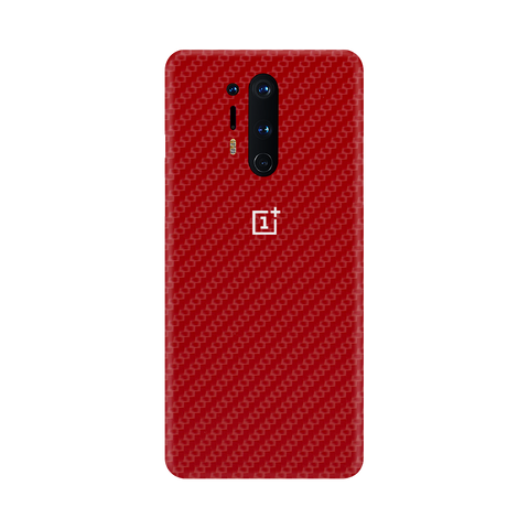 Carbon Fiber Red Skin for OnePlus 8 Pro