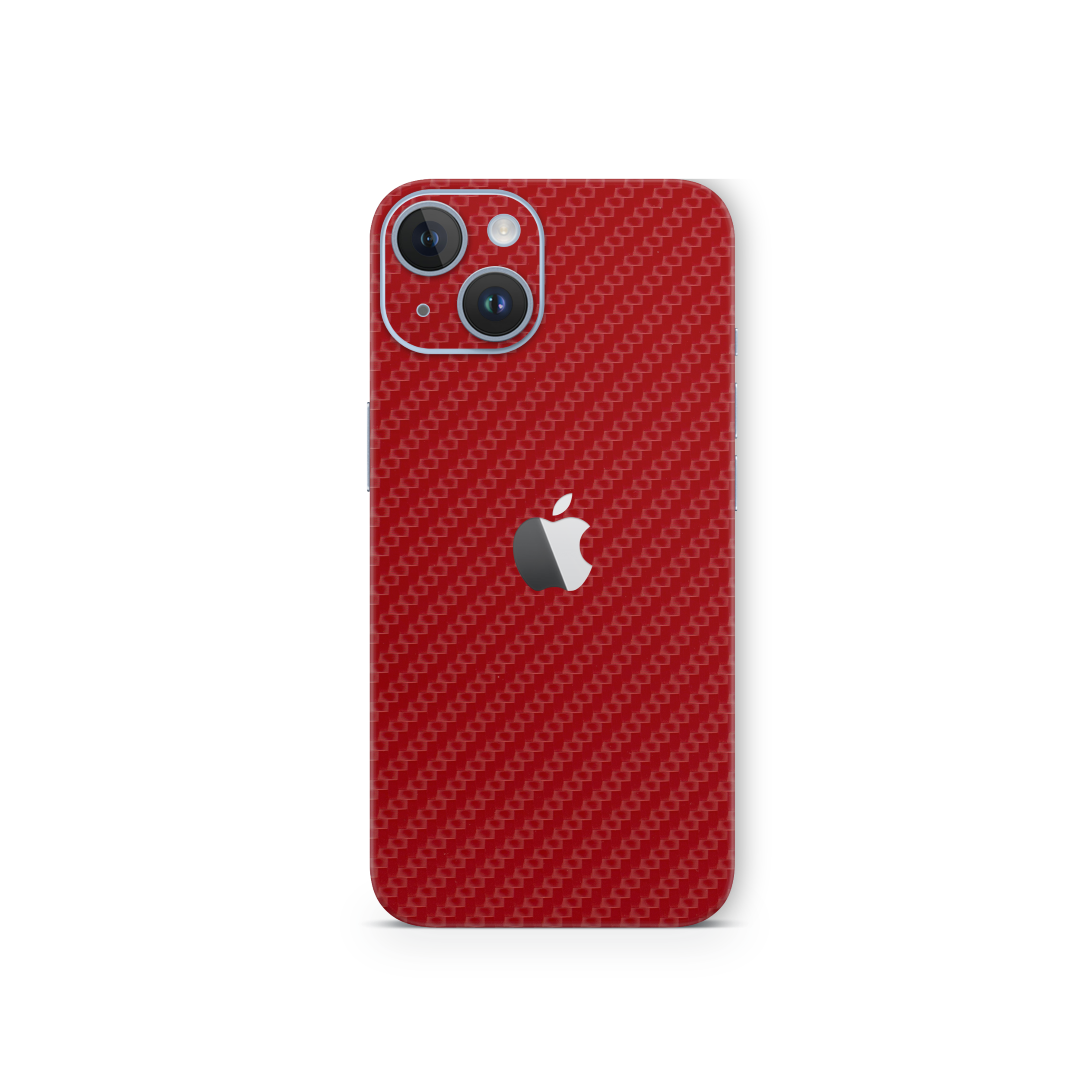 Carbon Fiber Red Skin for iPhone 14