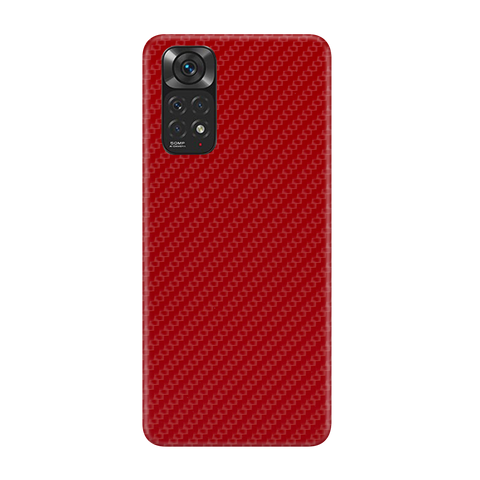 Carbon Fiber Red Skin for Redmi Note 11