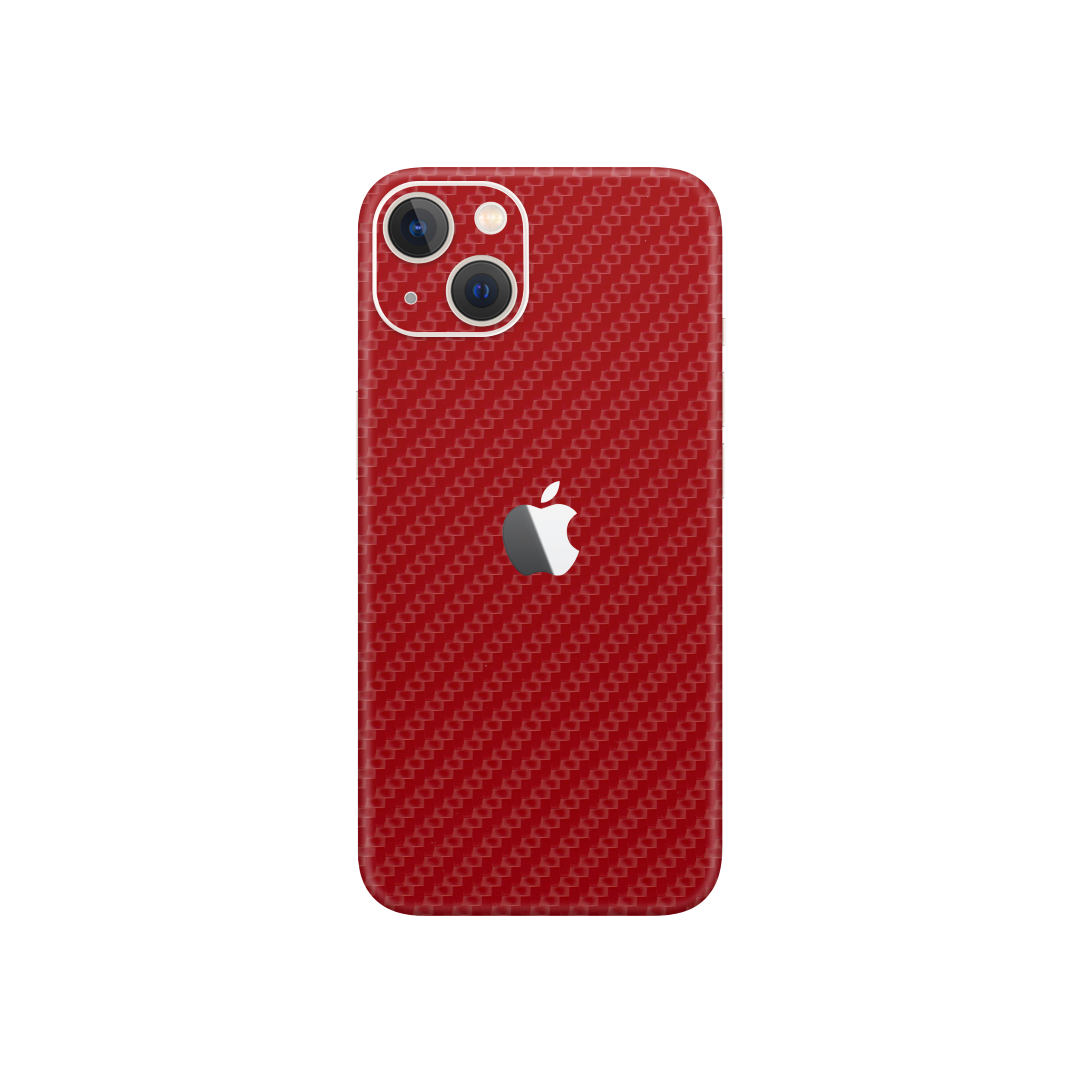 Carbon Fiber Red Skin for iPhone 13