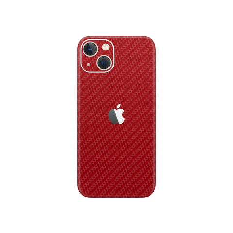 Carbon Fiber Red Skin for iPhone 13