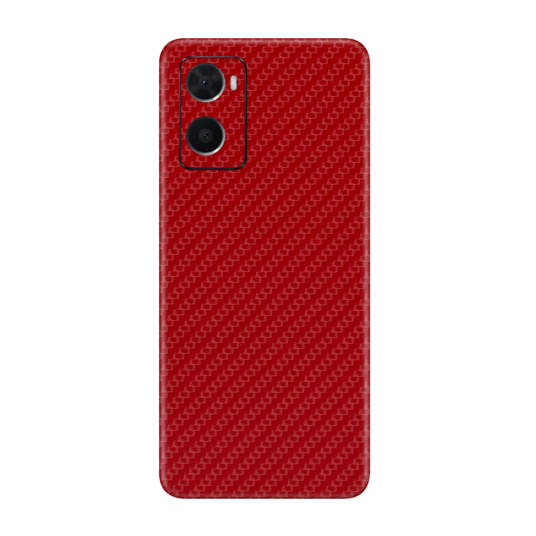 Carbon Fiber Red Skin for Oppo A96