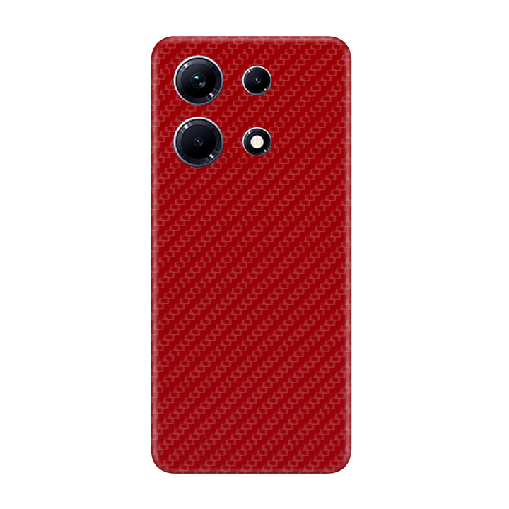Carbon Fiber Red Skin for Infinix Note 30