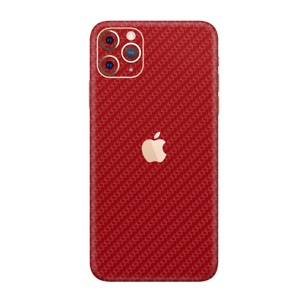 Carbon Fiber Red Skin for iPhone 11 Pro Max