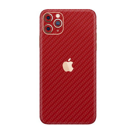 Carbon Fiber Red Skin for iPhone 11 Pro Max