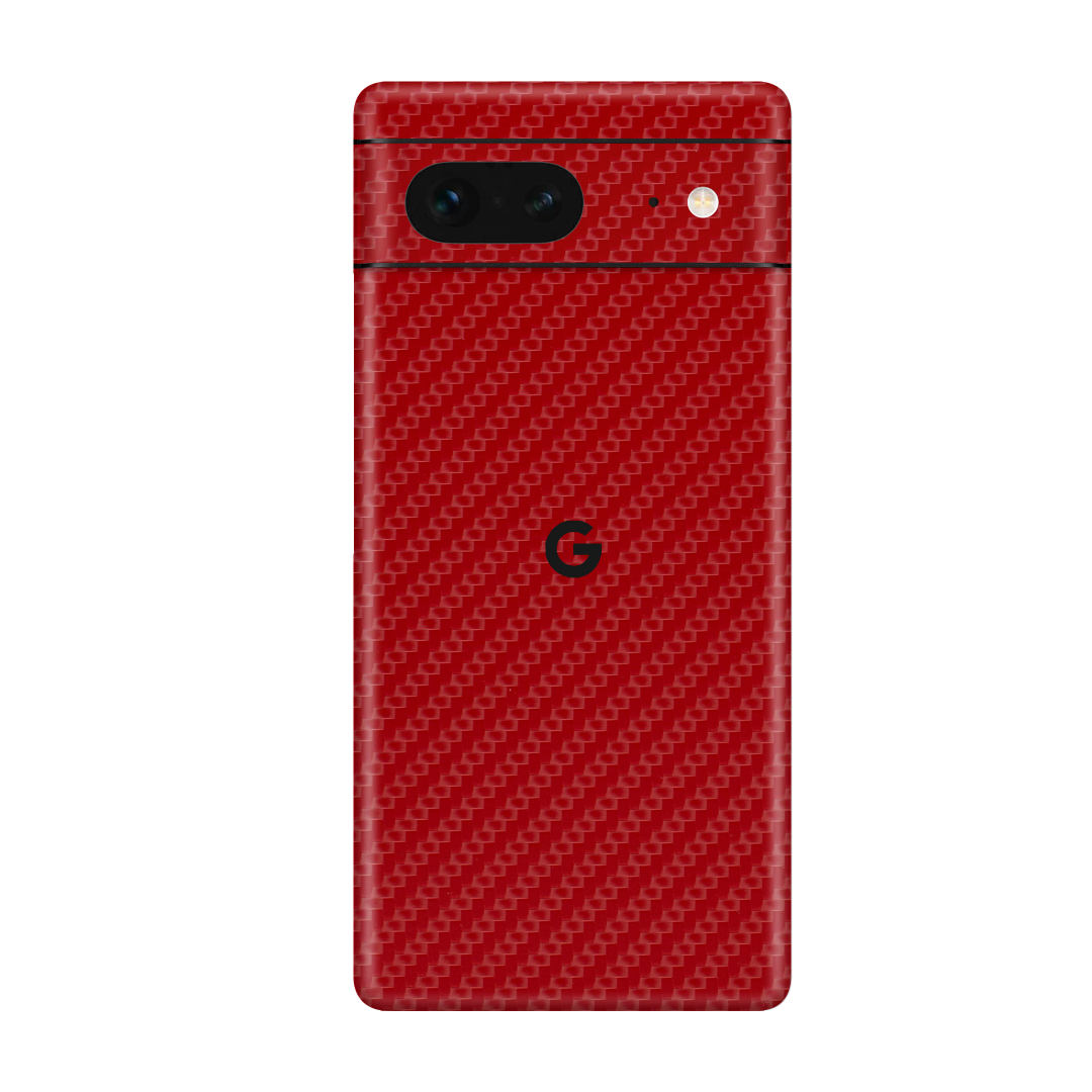 Carbon Fiber Red Skin for Google Pixel 7