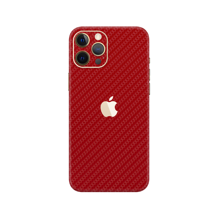Carbon Fiber Red Skin for iPhone 12 Pro Max