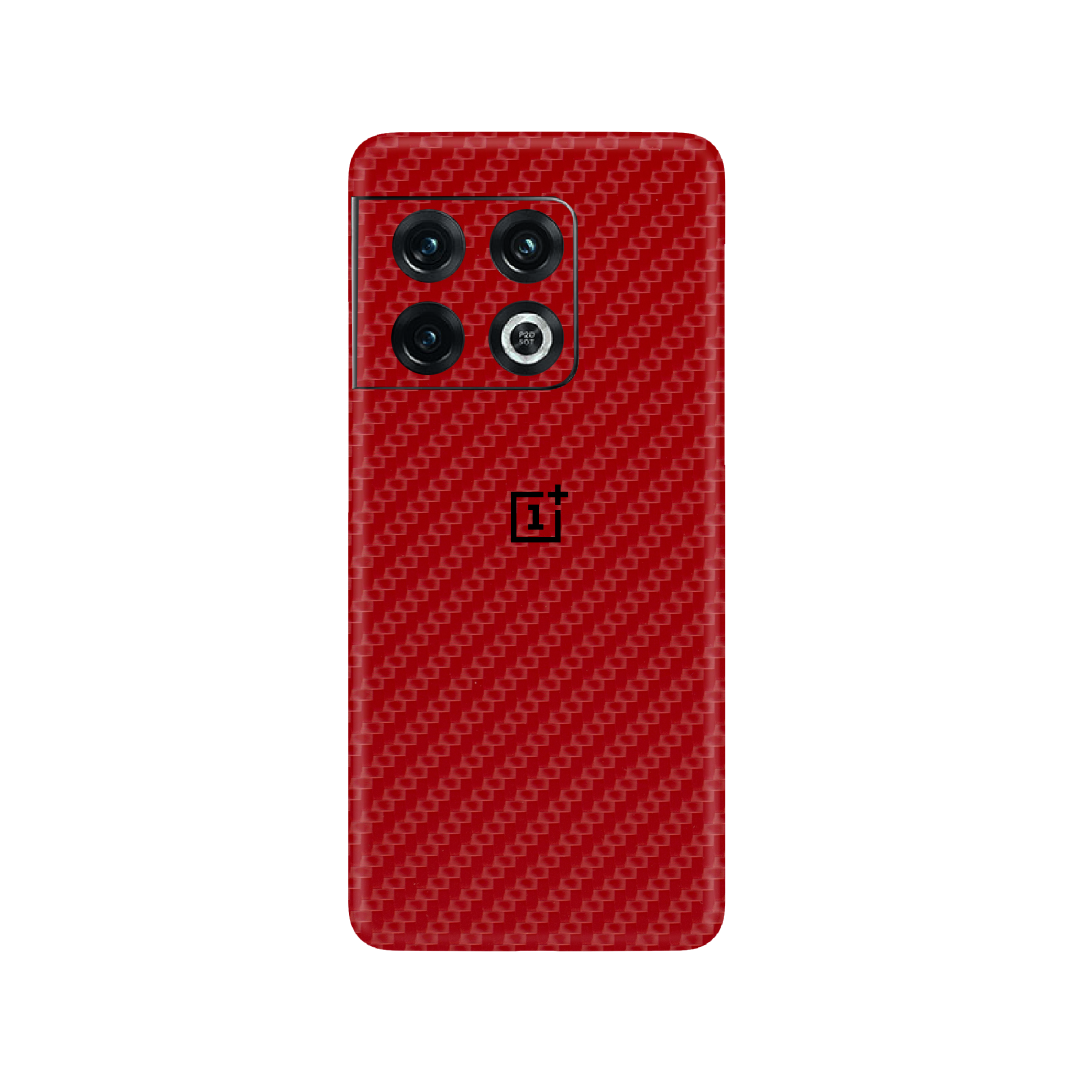 Carbon Fiber Red Skin for OnePlus 10 Pro