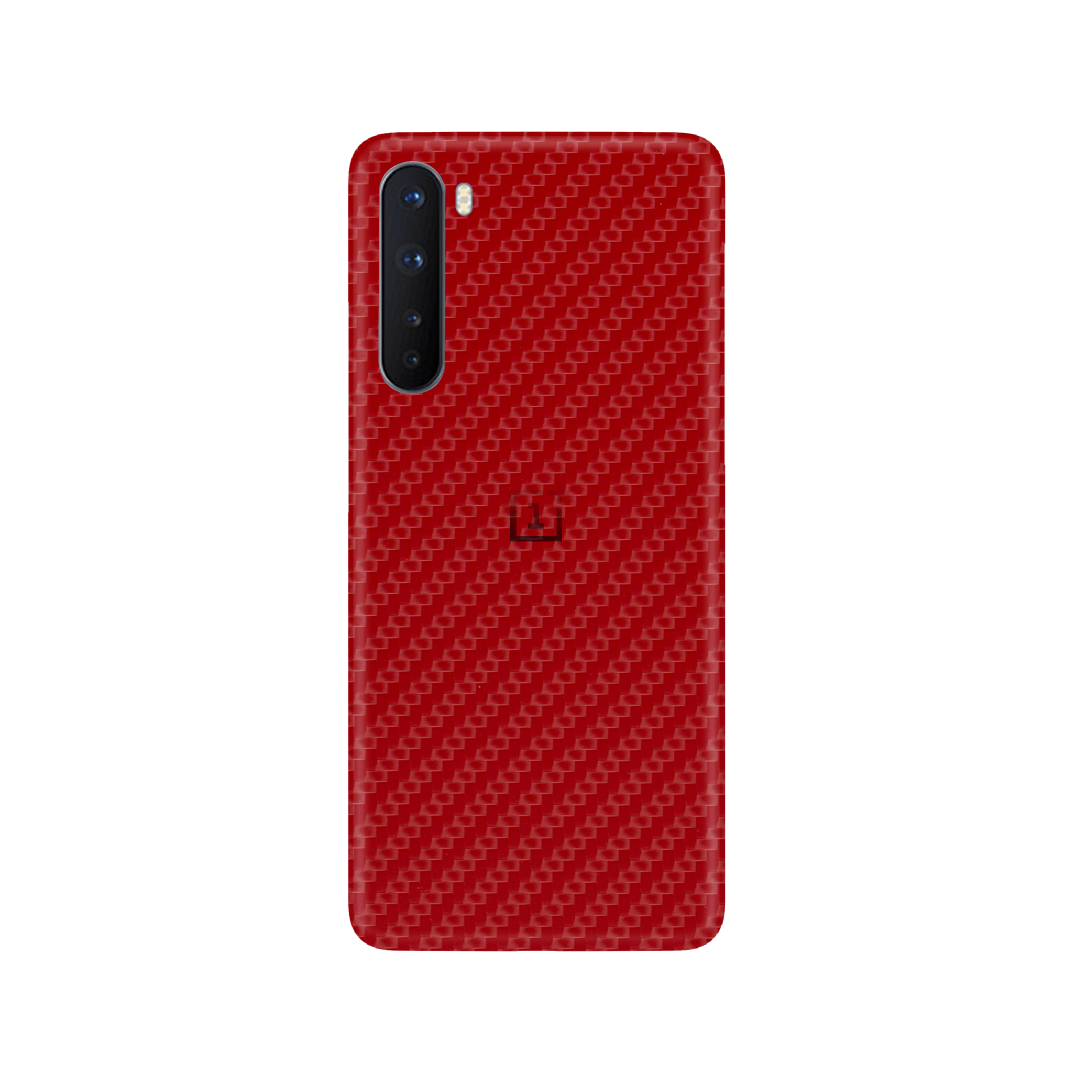 Carbon Fiber Red Skin for OnePlus Nord 5G