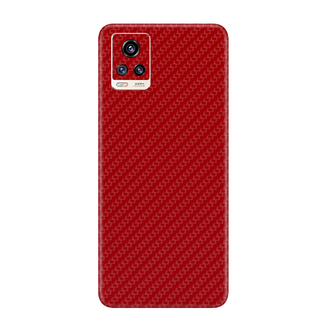 Carbon Fiber Red Skin for Vivo V20