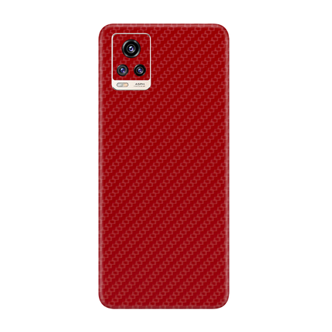 Carbon Fiber Red Skin for Vivo V20