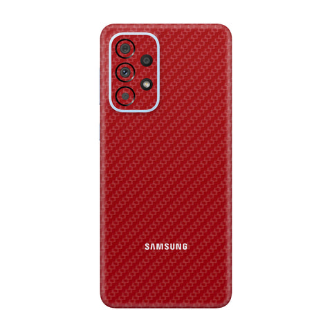 Carbon Fiber Red Skin for Samsung A23