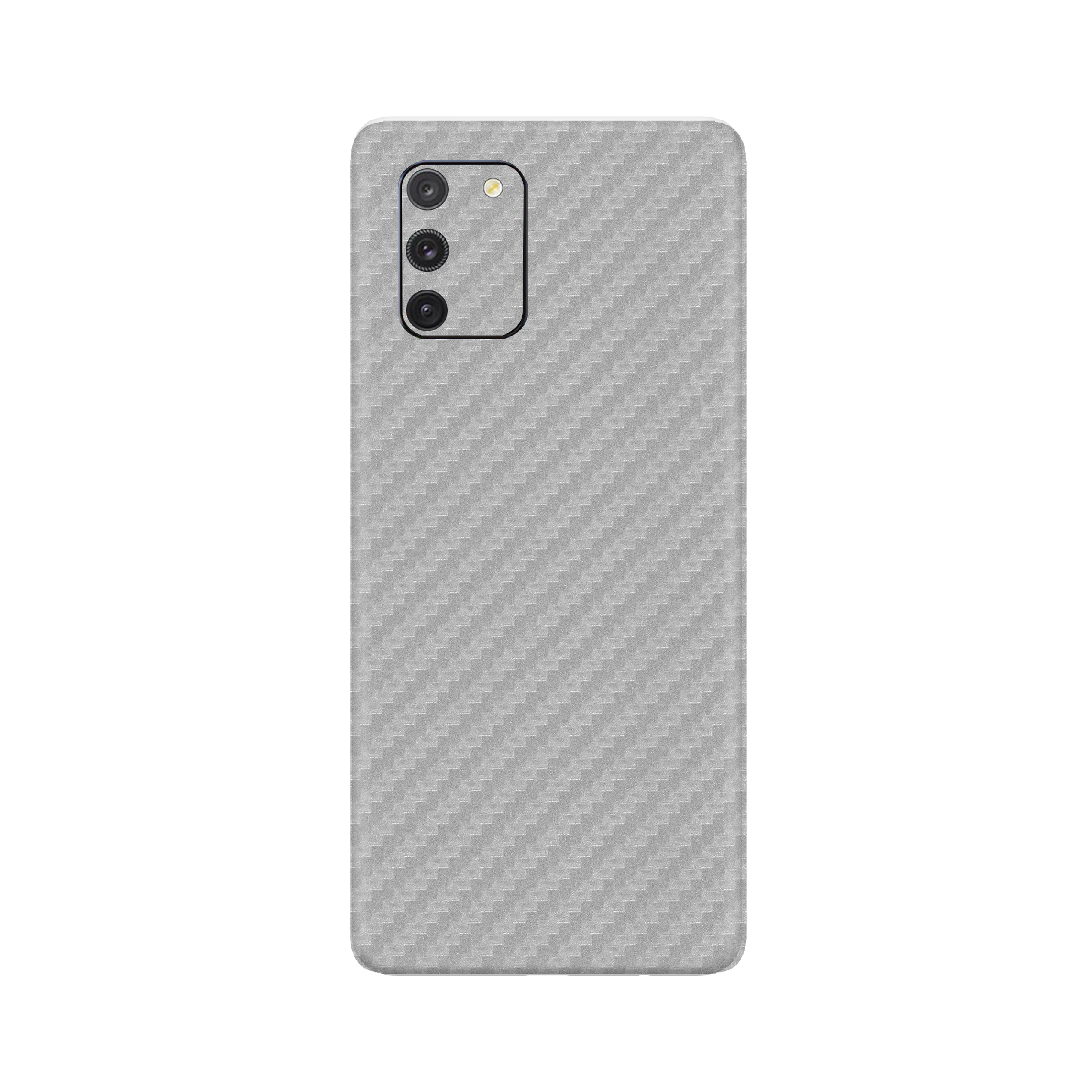 Carbon Fiber Silver Skin for Samsung S10 Lite