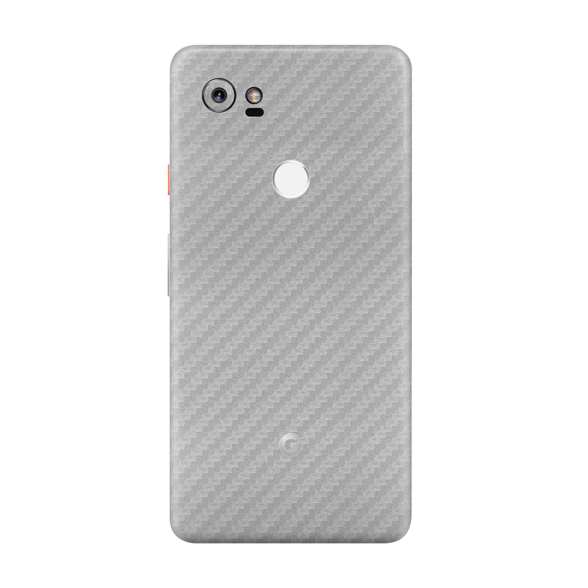 Carbon Fiber Silver Skin for Google Pixel 2XL