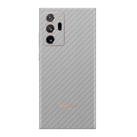 Carbon Fiber Silver Skin for Samsung Note 20 Ultra