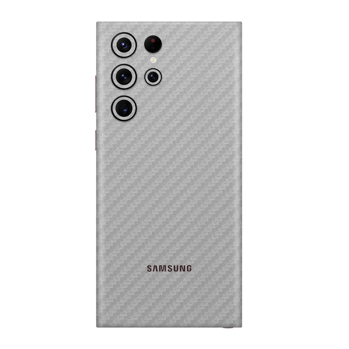 Carbon Fiber Silver Skin for Samsung S23 Ultra