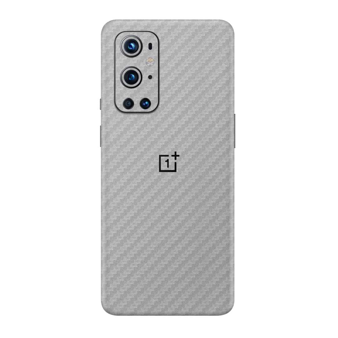 Carbon Fiber Silver Skin for OnePlus 9 Pro