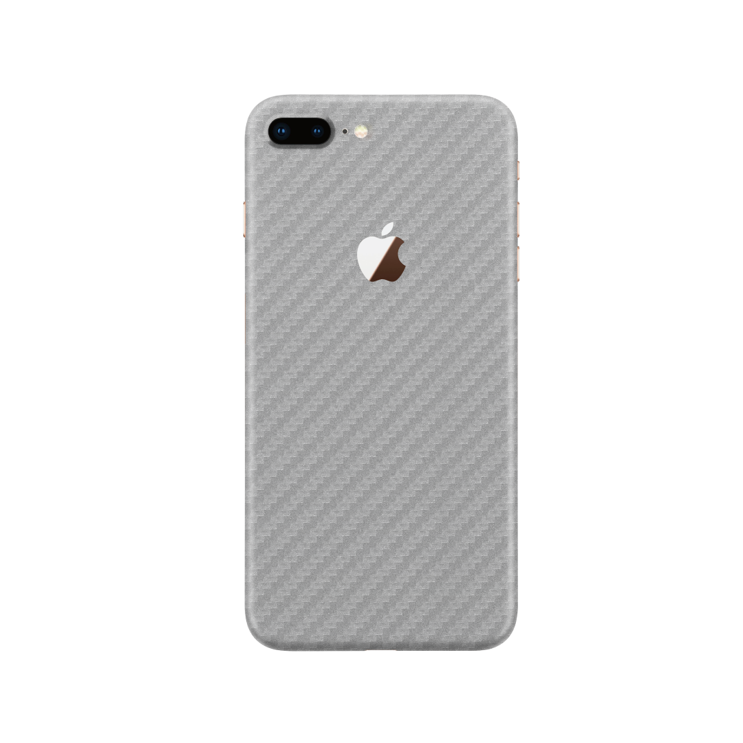 Carbon Fiber Silver Skin for iPhone 8 Plus