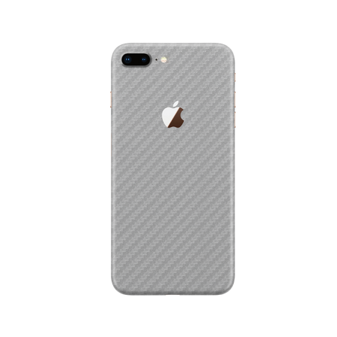 Carbon Fiber Silver Skin for iPhone 8 Plus