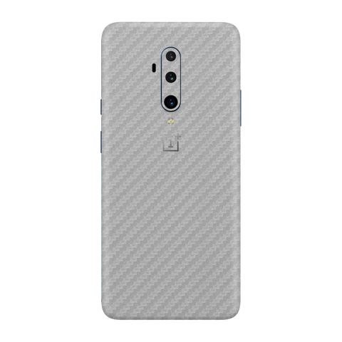 Carbon Fiber Silver Skin for OnePlus 7T Pro