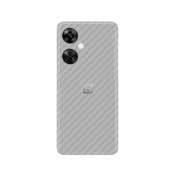 Carbon Fiber Silver Skin for OnePlus Nord CE 3 LITE 5G