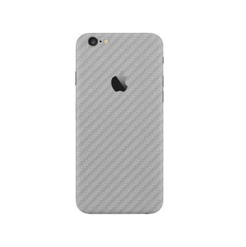 Carbon Fiber Silver Skin for iPhone 6/6s Plus