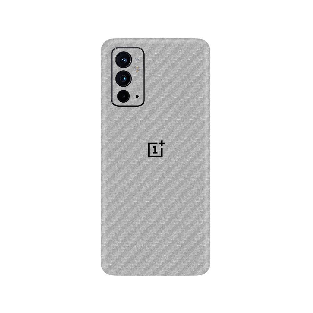 Carbon Fiber Silver Skin for OnePlus 9RT