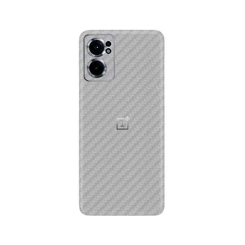 Carbon Fiber Silver Skin for OnePlus Nord CE 2 5G