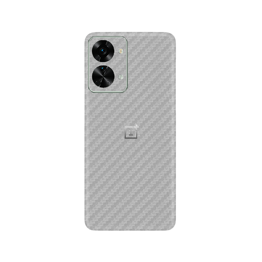 Carbon Fiber Silver Skin for OnePlus Nord 2T 5G