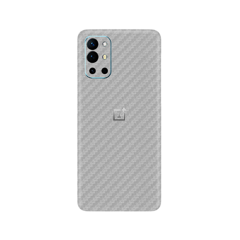 Carbon Fiber Silver Skin for OnePlus 9R 5G