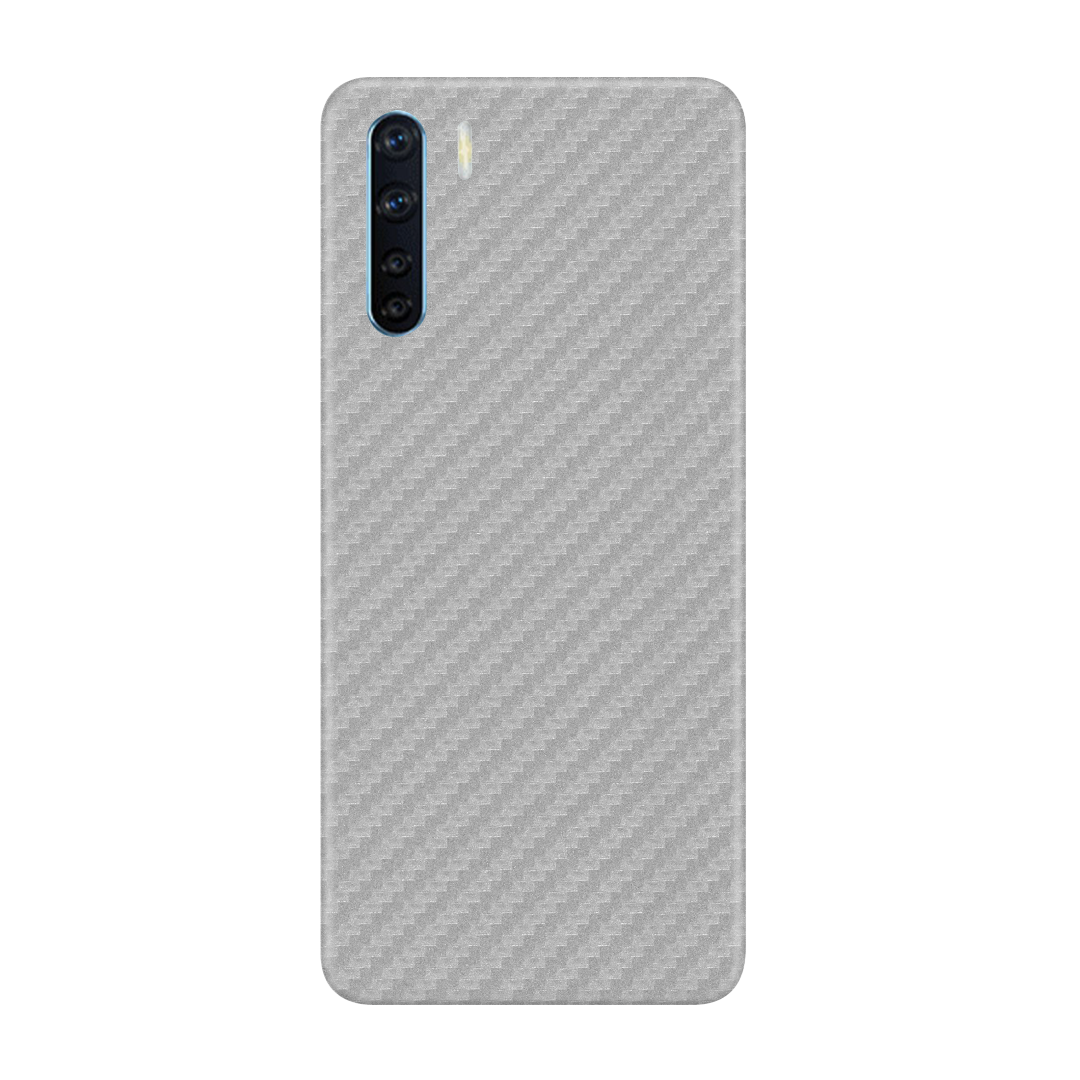 Carbon Fiber Silver Skin for Oppo F15