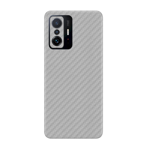 Carbon Fiber Silver Skin for MI 11T Pro