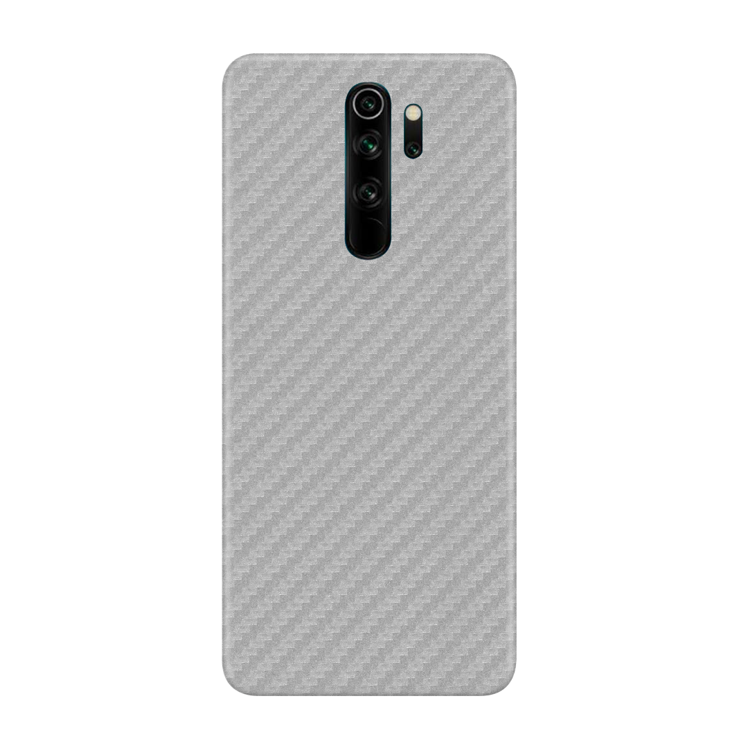 Carbon Fiber Silver Skin for Redmi Note 8 Pro